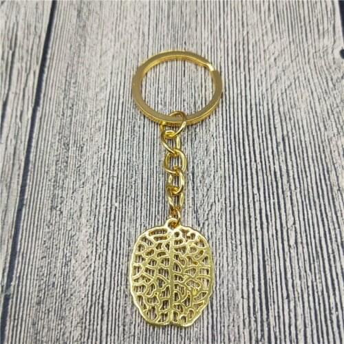 2018 Trendy Brain cell "Little Extra Brain" Keychain - psychology gift - biology graduation gift