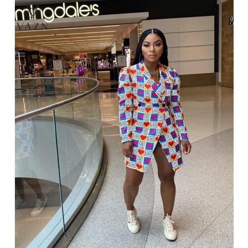 VAZN 2021 Autumn High Quality Vintage Young Office Lady X-Long Suit Full Sleeve High Waist Women Outwears