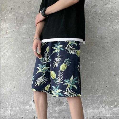 2021 Beach Shorts Men Summer Casual Short Men Loose Drawstring Shorts