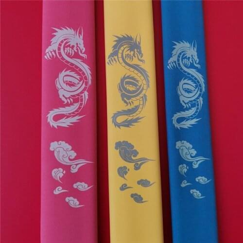 3pcs 3 color Chinese style Non Slip Heat Shrink tube for fishing Rods Chinese Dragon for billiard cues