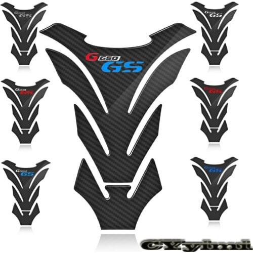 3D Carbon Fiber Motorcycle Fuel Tank Pad Cover Protector Decal Stickers For BMW G650GS Sertao G 650 GS G650 GS