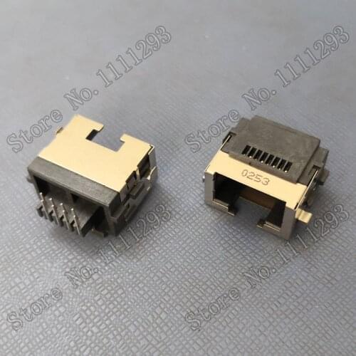 5pcs/lot Lan Jack RJ45 Connector for toshiba C660 C660D NB300 NB305 AS 1301 etc RJ45 Port