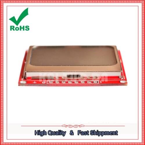 5110 red screen single-chip development board dedicated LCD LCD module provides the driver