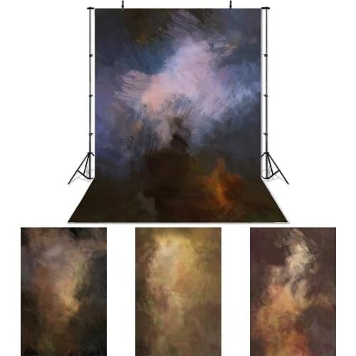 Abstract Gradient Vintage Solid Color Vinyl Baby Portrait Backdrop Photography Background For Photo Studio Photophone