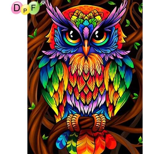 5D DIY full square/round Diamond mosaic diamond embroidery owl embroidered Cross Stitch Home decoration Gift