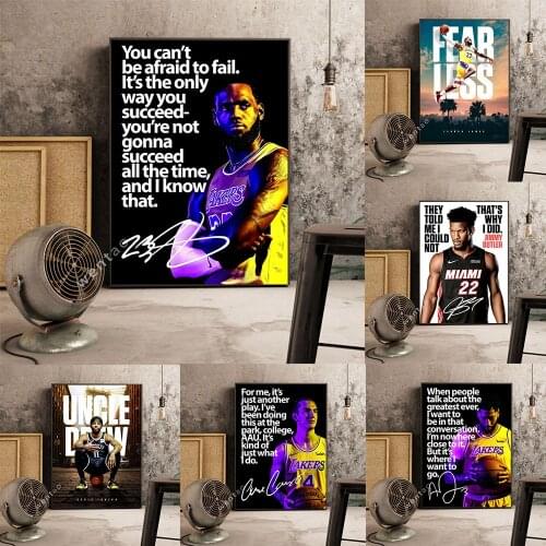 Basketball Star Basketball Fans Room Decoration High Definition Printing Poster Canvas Painting