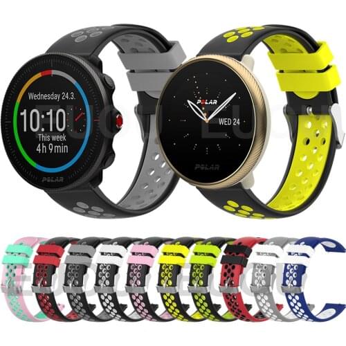 Colorful Sports Silicone Band Strap For POLAR IGNITE 2 / VANTAGE M2 M / UNITE/ GRIT X Wristband Bracelet Watchband Accessories