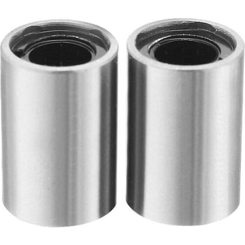 2 Pcs LM4UU 4Mm Bore Double Side Rubber Seal Linear Motion Ball Bearing Bushing
