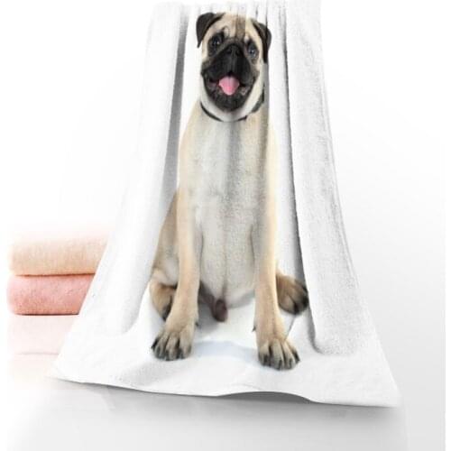 Hot Sale Custom Pug 35x75cm Fitness Sports Towel Portable Quick-Drying Towel Yoga Outdoor Microfiber Sports Towel