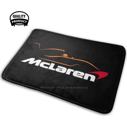 Team Mclaren 3D Soft Non-Slip Mat Rug Carpet Cushion Lando Norris Lando Norris Car Car Racing Racing Race Mclaren Team F1