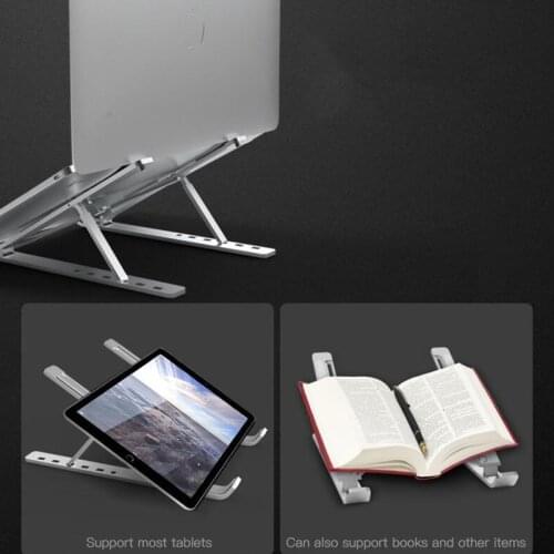 Multifunction Portable Laptop Stand For Macbook Pro Air X Style Adjustable Foldable Aluminum Desktop Notebook Holder Desk Stand