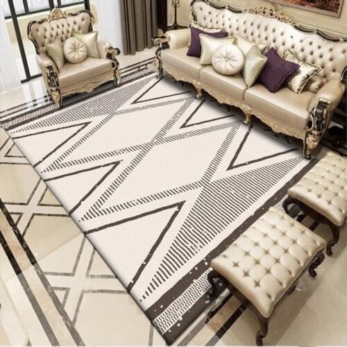 Fashion Modern 3D Geometric Simple Large Carpets For Lving Room Bedroom Decor Floor Rugs Play Area Rug Room Mat Baby Tatami Kids