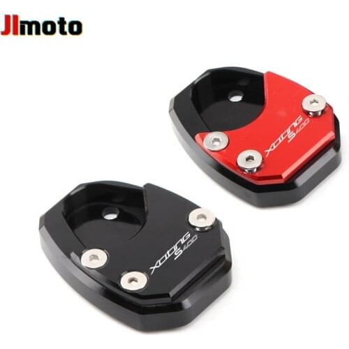 For KYMCO Xciting 400s S400 XCITINGS400 2017- 2020 Motorcycle Accessories Side Stand Kickstand Foot Enlarge Extension Plate Pad