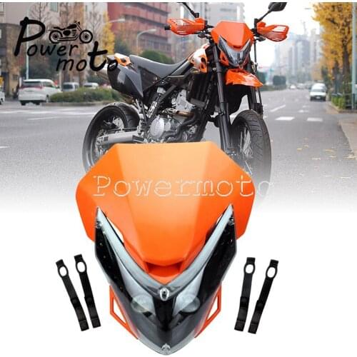Orange Universal Headlight for XCW EXC XC-F XC-W SX SX-F 50 125 150 250 300 350 450 500 690 MX Enduro LED Vision Head Lamp
