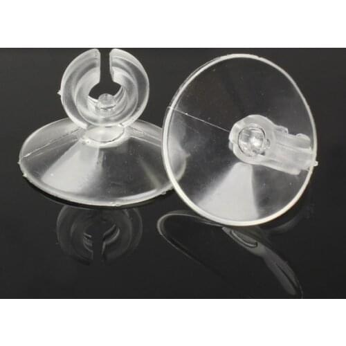 10pcs Aquarium Sucker Suction Cup For 4mm Air Line Pipe Tube Wire Holder Used Sucker For Glass Surface Fish Supples