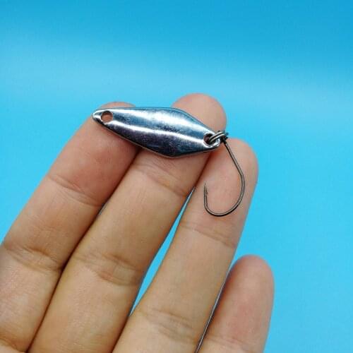HOOFISH 20pcs/Lot 1.5g/4.5g Mini Spoon Fishing Lure Isca Artificial Trout Bait Fishing Spoon Fishing Tackle