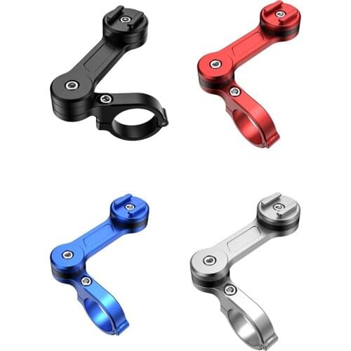 Universal Aluminum Alloy 360° Bike Motorcycle Handlebar Mobile Phone Holder Cradle Bicycle Bracket Mount for 2-7" Cellphone GPS