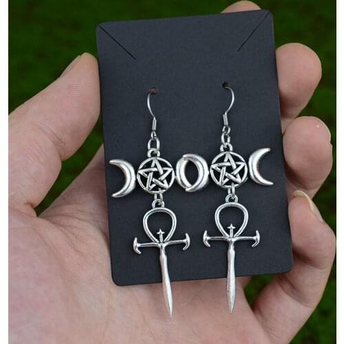 Vampire Anna Earring Dark Witch Earring For Women Punk Gothic Jewelry