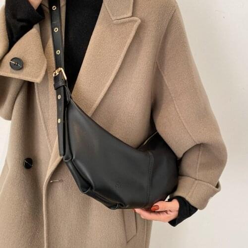 New Women Soft Leather Handbags High Quality Vintage Crossbody Bags for Women ChainsSimple Style Shoulder Bags Shoulder Travel