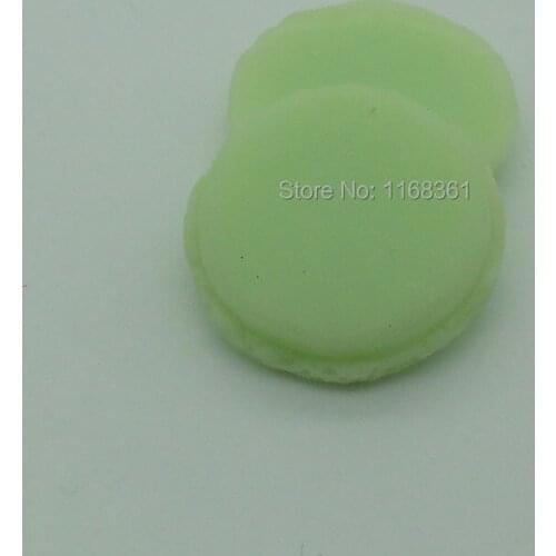 1pcs/lot resin flat back green Macaroon bread 24mm Cabochons Jewelry Mobile Phone Hairpin Headwear DIY Accessories B203-3