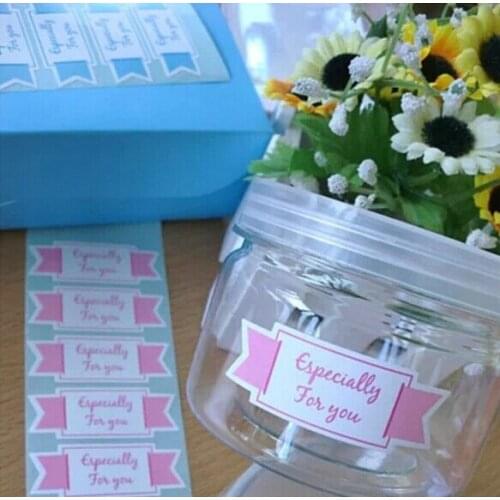 1500pcs/lot Japan style Vintage "Especially for you" Flag series DIY Multifunction long Seal Sticker/Gift Sticker/Gift Label