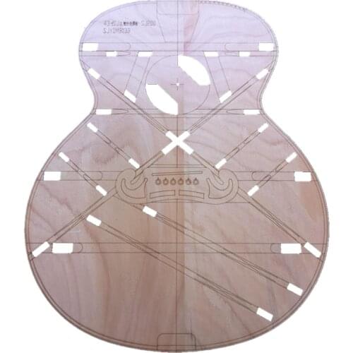 43 inch SJ200 Jumbo Acoustic Guitar Layout Template - Guitar Building
