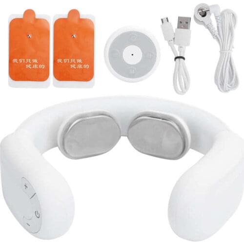 5 Modes Neck Massager Shoulder Cervical Massager Multifunctional Electric Hot Compress Pulse Neck Protector Rechargeable Massage