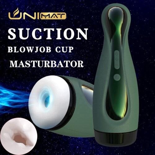 Automatic Strong Clip Suction Blowjob Deep Throat Masturbation Cup Penis Telescopic Vibration Vagina Real Pussy Male Sex Tools