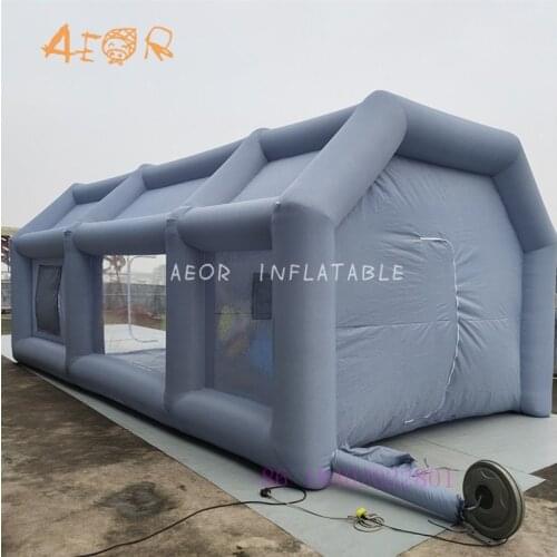 FREE SHIPPING Automobile inflatable giant car workstation spray paint booth tan spray booths for cars