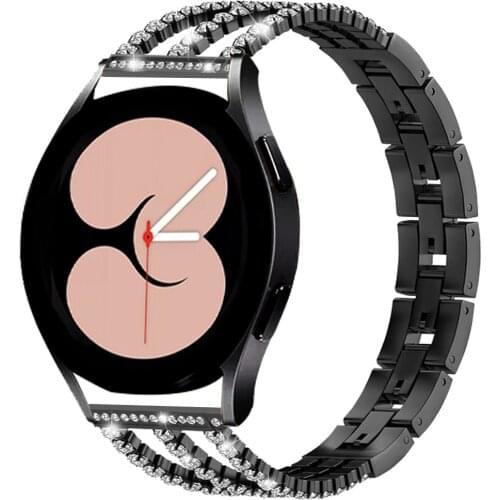 Luxury Diamond Bracelet Stainless Steel Band for Samsung Galaxy Watch 4 Classic 46mm 42mm Bracelet Strap Galaxy Watch4 44/40mm