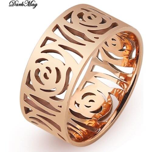 DarkMag Women's Gold Rings