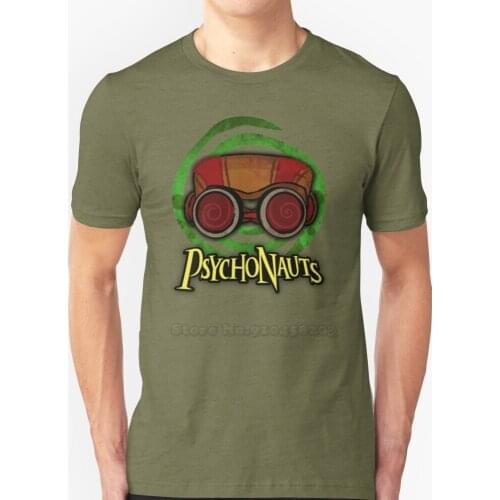Psychonauts Raz ( Green ) Men T-Shirt Soft Comfortable Tops Tshirt Tee Shirt Clothes Psychonauts Games Doublefine Double Fine