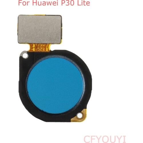Home Button Key Fingerprint Flex Cable For Huawei P30 Lite