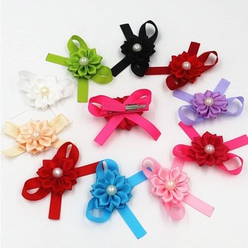 Headwear Children Accessories Bow Hair clip Hairpins Girls Princess Headdress Pearl flower Cute Hair Grip kids hair accessories