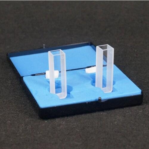 3.5ml 10mm Path Length JGS1 Quartz Cuvette Cell With Lid For Spectrophotometers