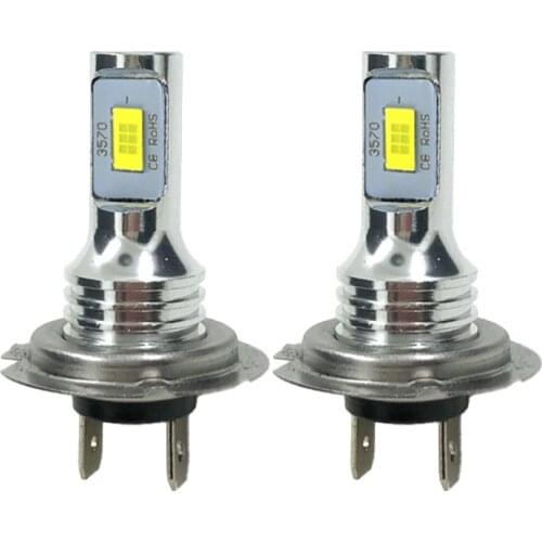 YP 2Pcs H7 LED Headlight Kit 80W 10000LM Hi Or Lo Beam Bulbs 6000K White IP 68 Waterproof Canbus Led Headlight Car Accessories