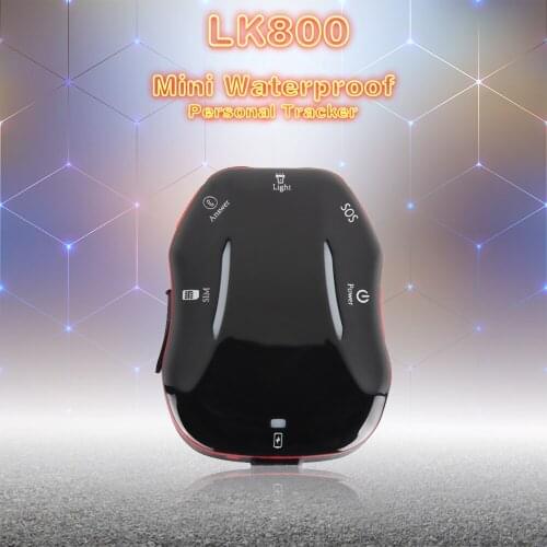 LK800 Mini Size GPS Tracker Real-time Tracking Device With Waterproof WIFI Locating SOS Geo-fence One Way Communication