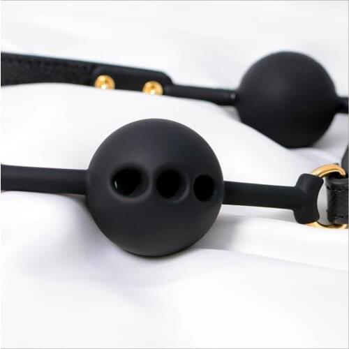 Soft Silicone Oral Fetish Open Mouth Ring Gag Ball Bondage Restraints Sex Toys For Women Slave Gag With Open Holes S0934