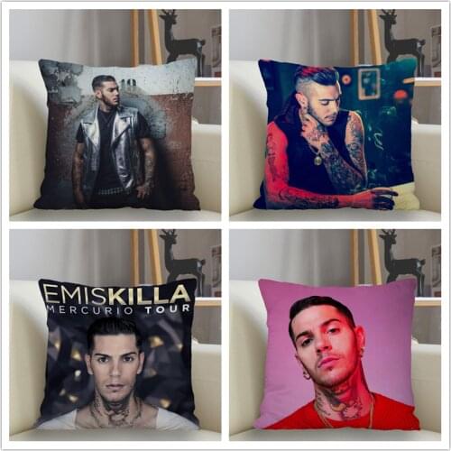 Musife Emis Killa Pillowcase Custom Square Pillow Cover Case Zipper Pillowcase 35X35,40x40,45x45cm Drop Shipping