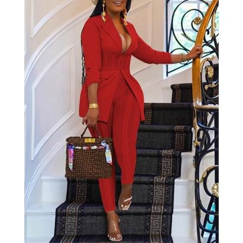 Ninimour Women's Office Trouser Suits