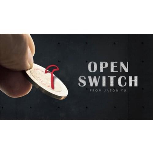 Open Switch (DVD and Gimmicks) by Jason Yu -Street ,Close up Coin Magia Illusions Visual Effect, Card Magic Tricks Props
