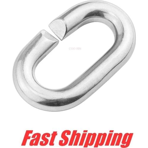 C-shaped rope connecting ring 12mm Water Sports Quick Link Chain Rope Connector Rigging for Rowing Boats Dinghy Yacht