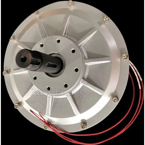 Custom 5kw 2000rpm Coreless Disc 3 Phase Silent Free Energy Electric Energy Low rpm Magnet Motor Generator Alternator
