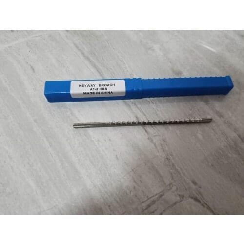 2mm A Push-Type Keyway Broach Metric Sized High Speed Steel for Cutting Machine Tool knife