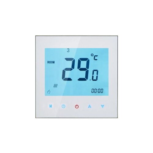 16A Touchscreen Programmable Modbus Thermostat for Electric Heating (with Modbus function)