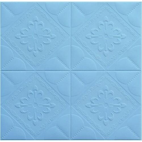 3D Wall Panel Sticker Floral Decor Decal for Living Room Bedroom Photo Background Stickers Decoration