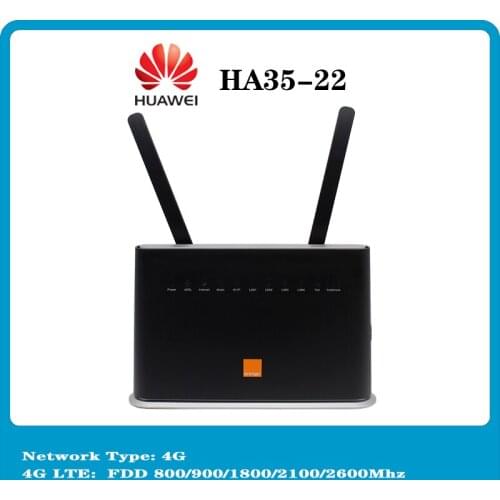 Unlocked Used Huawei HA35 4G Wireles Router 4G LTE 300Mbps wfi router with Antenna PK B612 B525