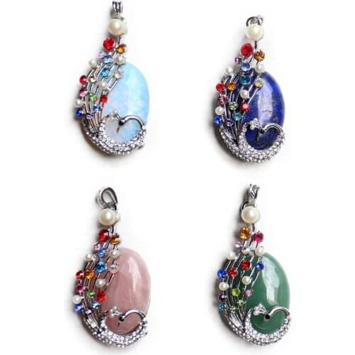 Druzy fashion jewelry carnelian colorful choker Natural Stone Onyx round with Vintage crystal Golden Stone kolye Free Shipping