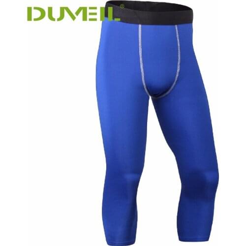DUVEIL PRO tight 7 Pants Running Pants Sweating Quick Drying Trousers Male Compression 3D Printing Fitness Exercise Trousers
