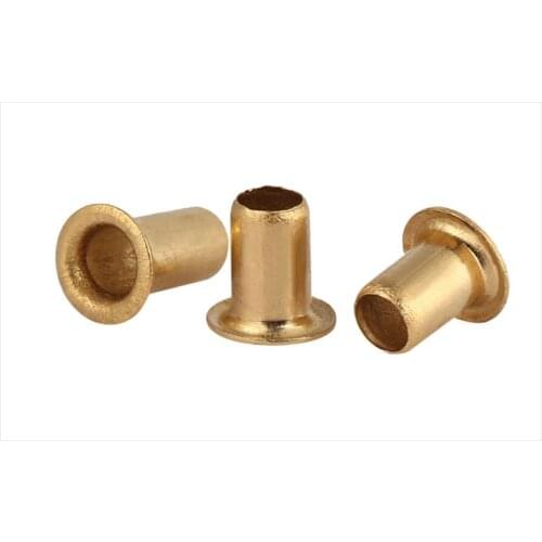 GB867-86 Copper Eye Buckling Rivet Hollow Copper Hollow Rivet Through-hole Rivet M2 M2.3 M2.5 M5 M6 50PCS